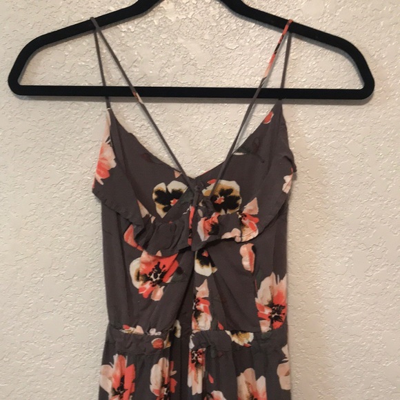 Full Tilt Spagetti Strap Floral Dress Junior Sz M - Picture 3 of 4
